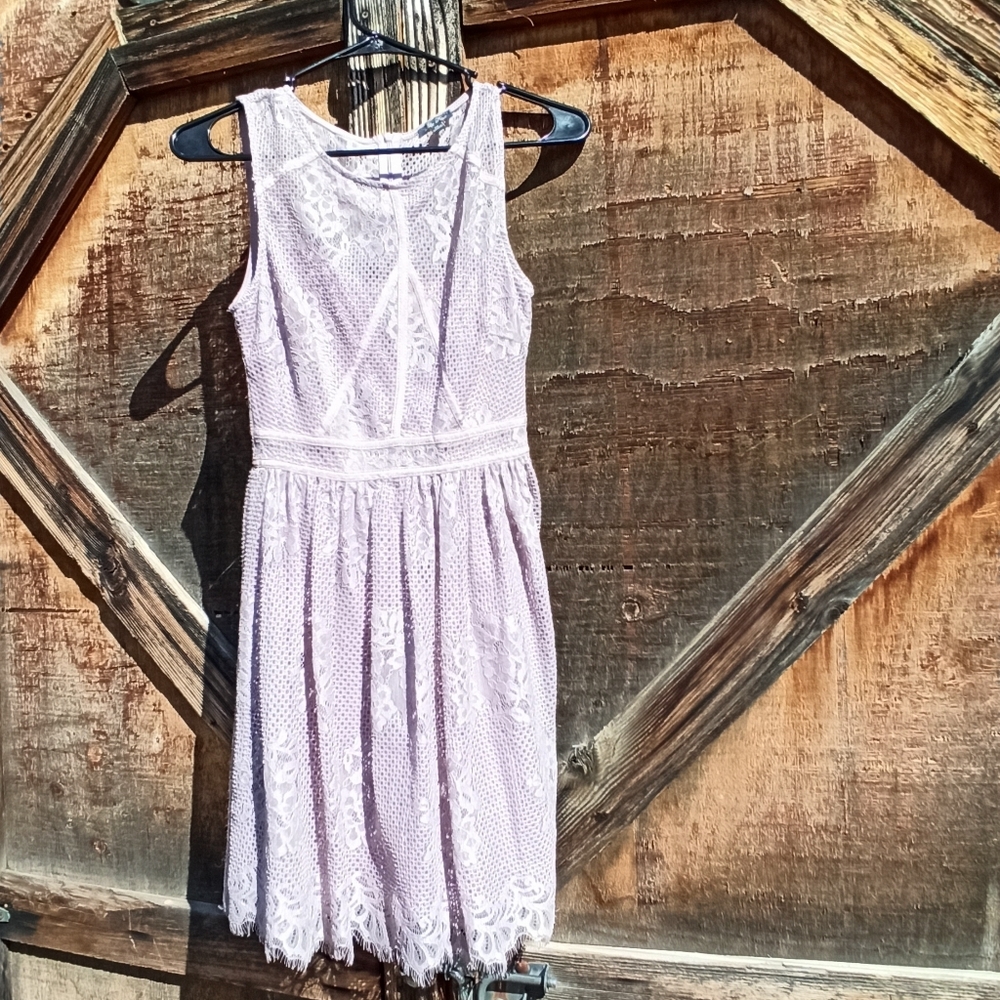Lilac Lace Dress by Lily Rose Perfect For Spring!